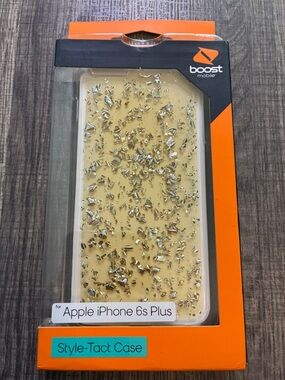 Gold Glitter Style-Tact Case for Apple iPhone 6s Plus - Gold